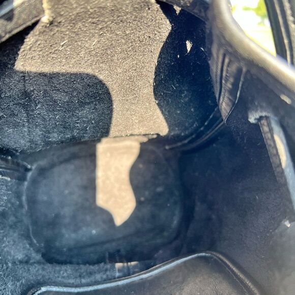 Vintage Coach Top Handle Backpack Bag Original Hang Tag Black 9992 Authentic - Picture 7 of 16